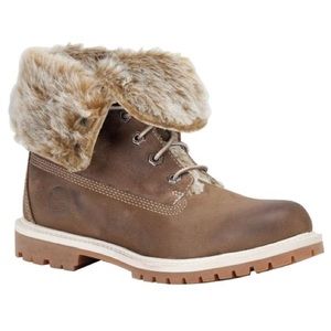 Timberland – Teddy Faux Fur Foldover Ankle Boot